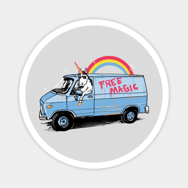 Unicreep Magnet by Hillary White Rabbit